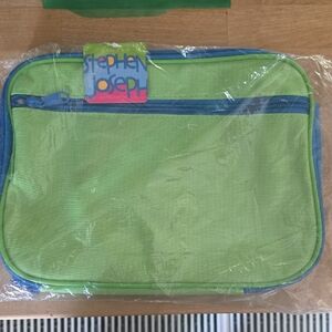 Stephen Joseph Green and Blue Kids Accessory Bag